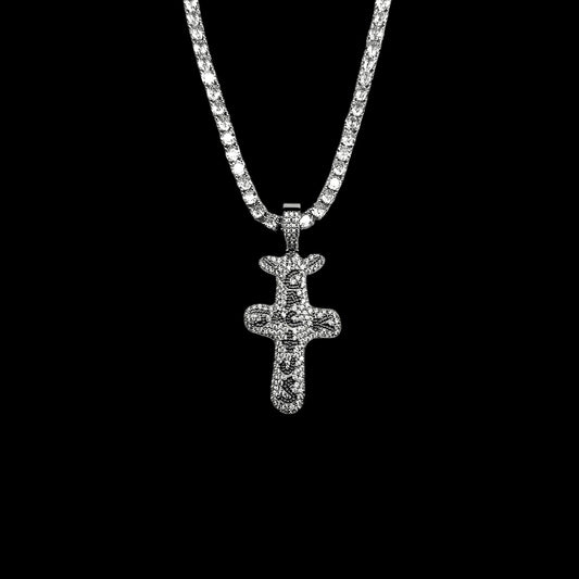 ICED CACTUS JACK CROSS TENNIS CHAIN